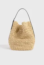 TOTEME Belted Paper Raffia Tote
