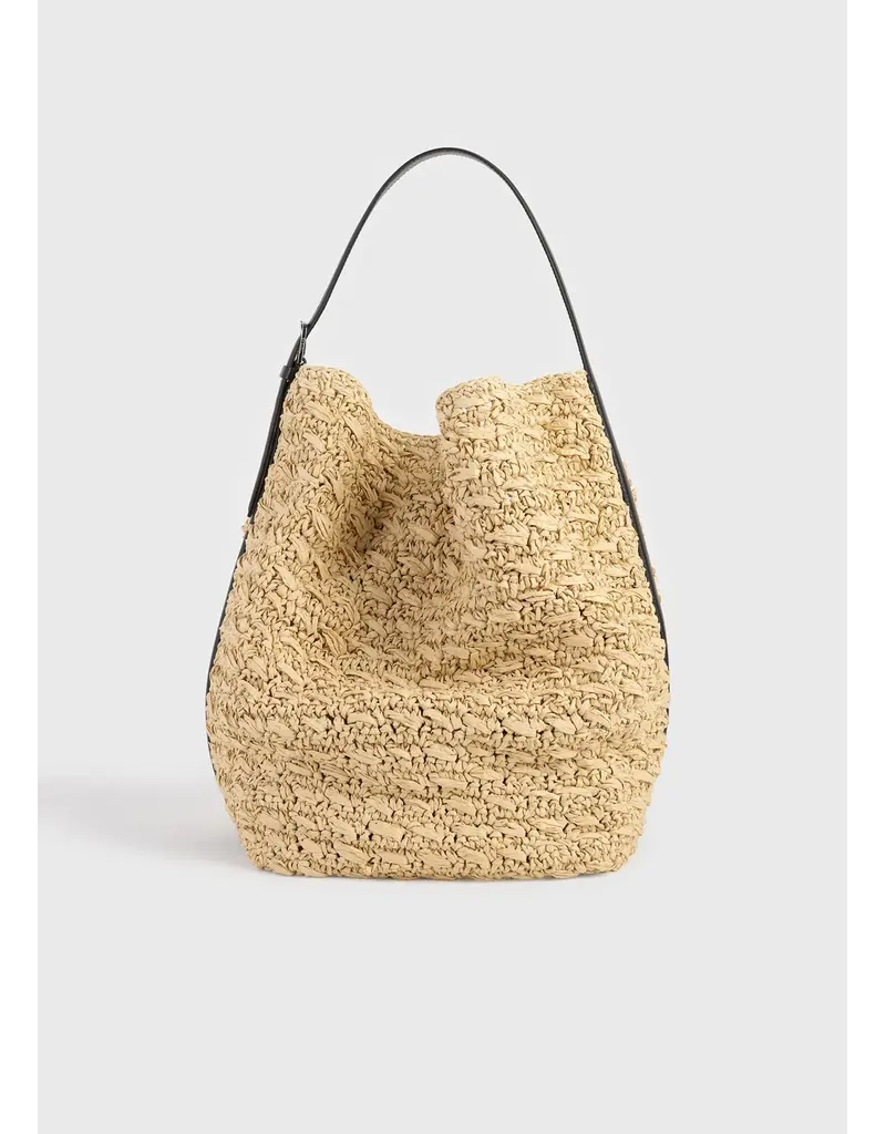 TOTEME Belted Paper Raffia Tote