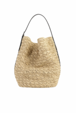 TOTEME Belted Paper Raffia Tote