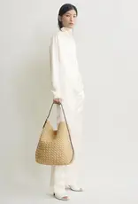 TOTEME Belted Paper Raffia Tote