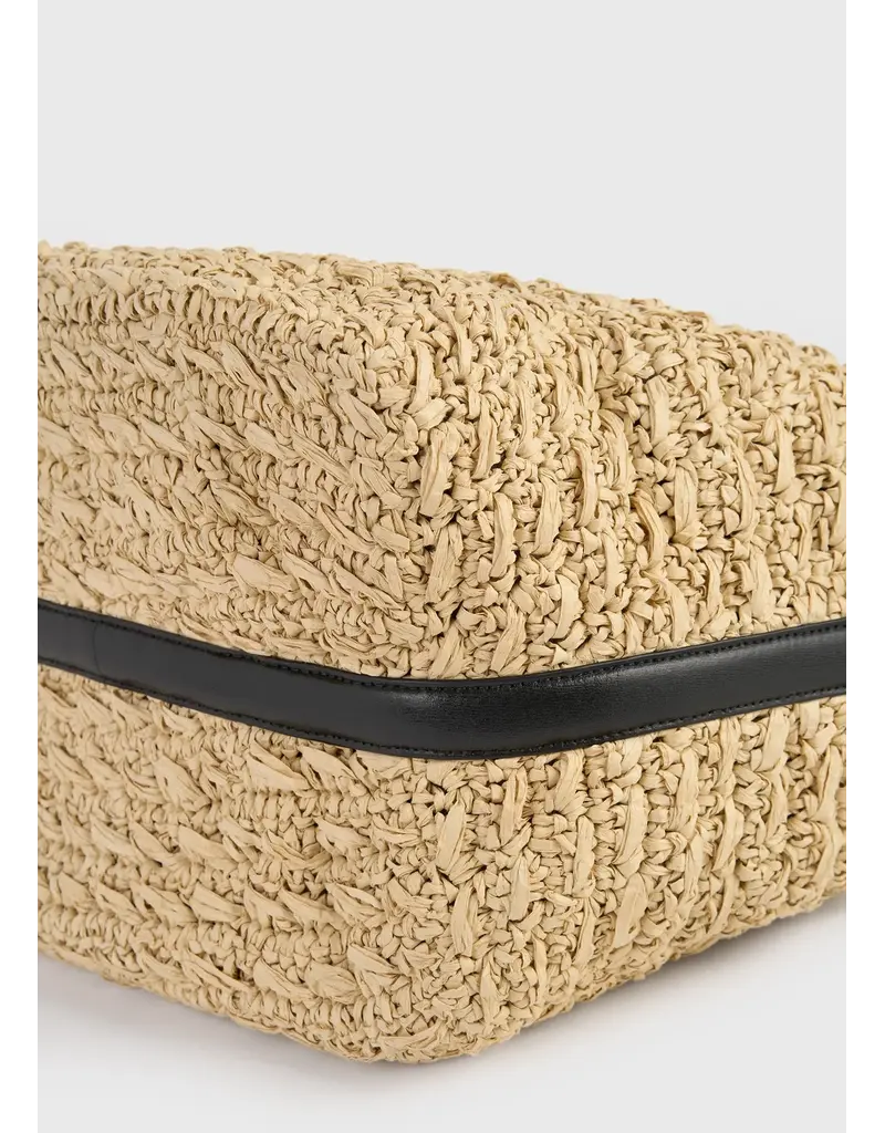 TOTEME Belted Paper Raffia Tote