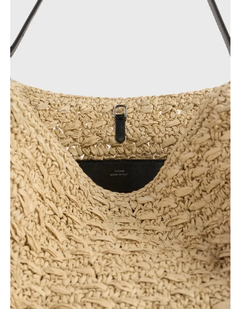 TOTEME Belted Paper Raffia Tote