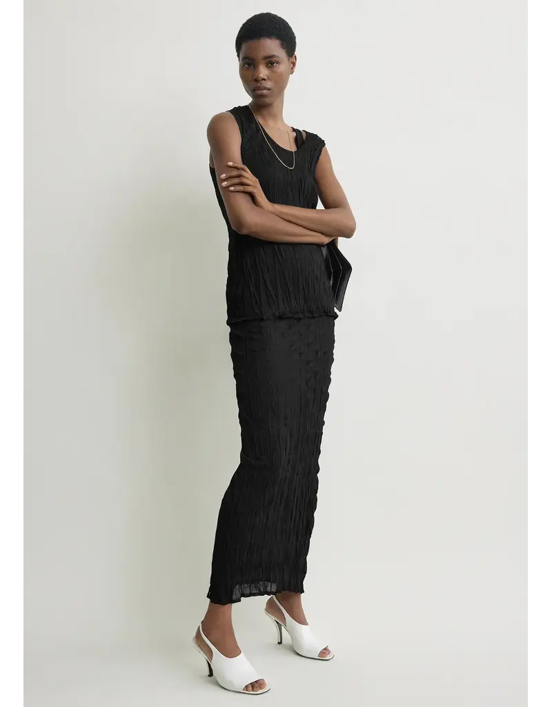 TOTEME Crinkled Knit Skirt