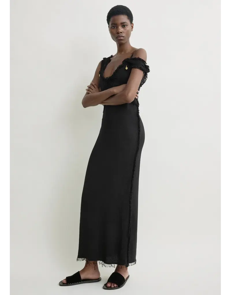 TOTEME V-Neck Raw Slip Dress