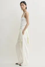 TOTEME WOVEN STRIPE DRAWSTRING TROUSERS