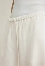 TOTEME WOVEN STRIPE DRAWSTRING TROUSERS