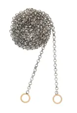 Marla Aaron SILVER ROLO CHAIN