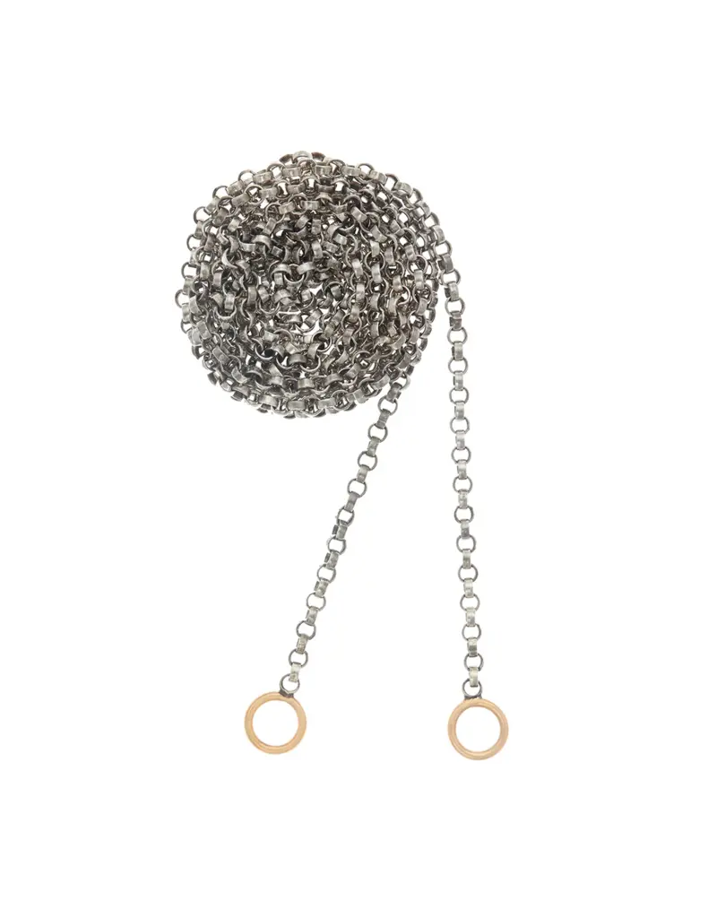 Marla Aaron SILVER ROLO CHAIN