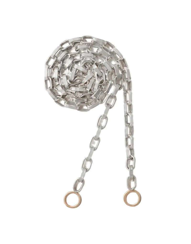 Marla Aaron Polished Silver Biker Chain Necklace