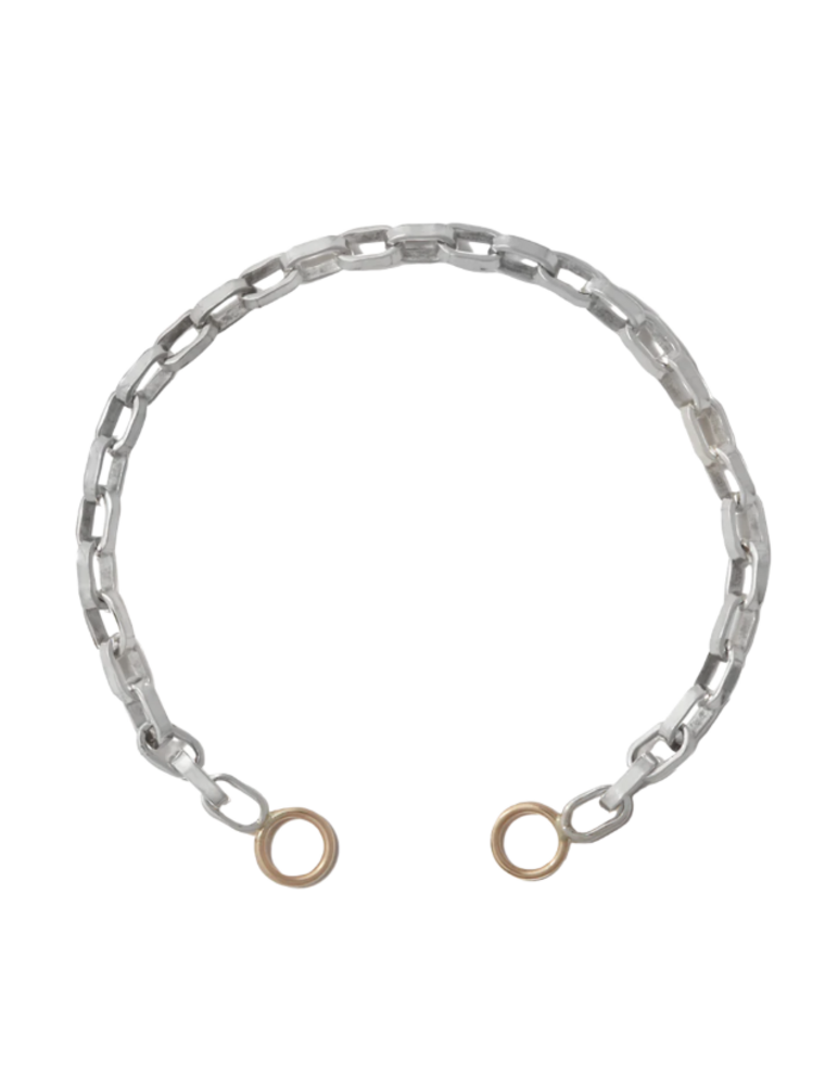 Marla Aaron Silver Biker Chain Bracelet