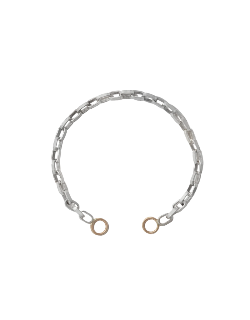 Marla Aaron Silver Biker Chain Bracelet