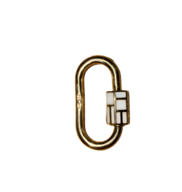 Marla Aaron Phyllis Inlay Lock w/ Cacholong