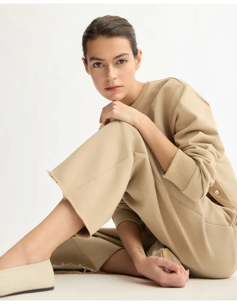 ARLO MOTT KANE CROPPED WIDE SWEATPANTS