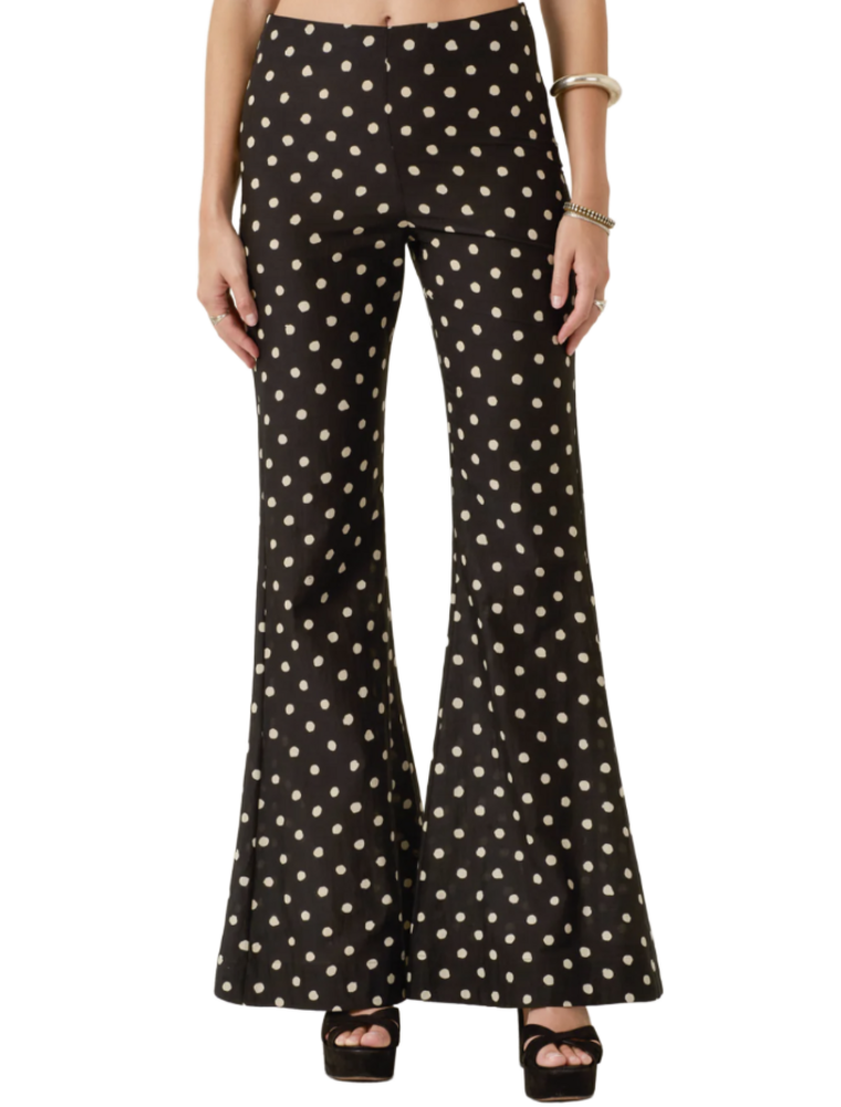 Alix of Bohemia Farah Blanc Speckle Pant