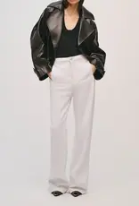 BRANDON MAXWELL THE STEVIE WIDE LEG JEAN W/ CARGO DETAILS