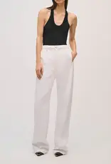 BRANDON MAXWELL THE STEVIE WIDE LEG JEAN W/ CARGO DETAILS
