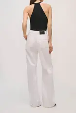BRANDON MAXWELL THE STEVIE WIDE LEG JEAN W/ CARGO DETAILS