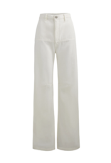 BRANDON MAXWELL THE STEVIE WIDE LEG JEAN W/ CARGO DETAILS