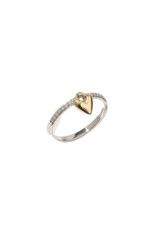 OTIUMBERG Diamond Heart Knocker Ring