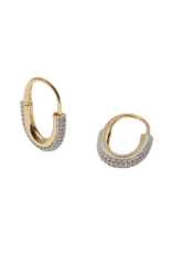 OTIUMBERG Roscida Pave Oval Hoops