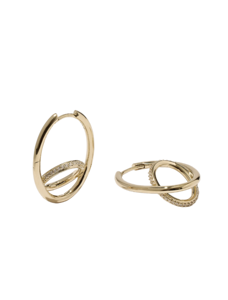 OTIUMBERG Pave Spiralis Earrings