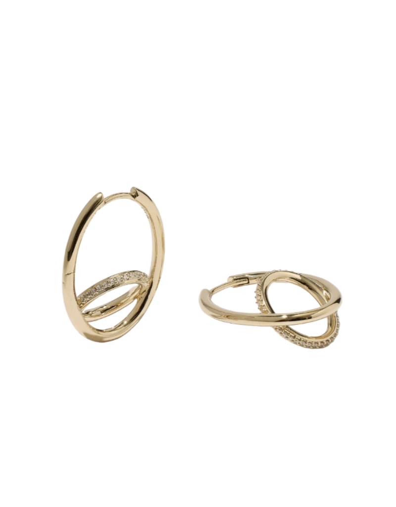 OTIUMBERG Pave Spiralis Earrings