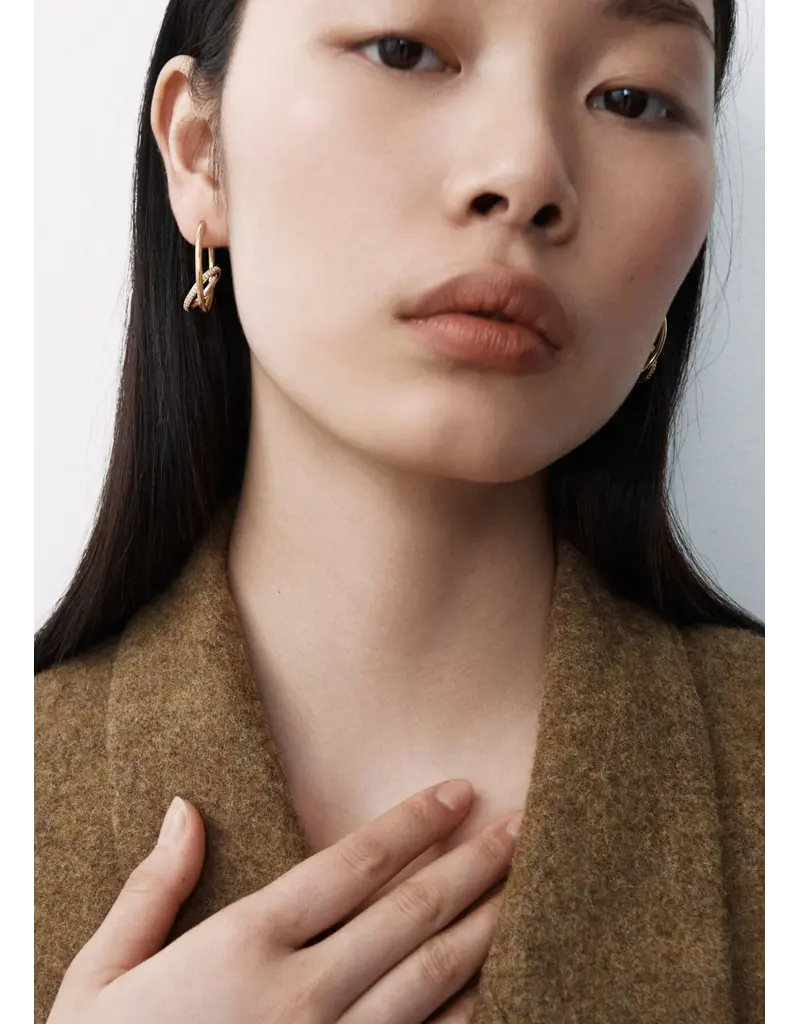 OTIUMBERG Pave Spiralis Earrings
