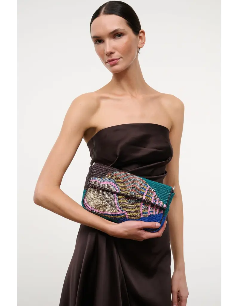 Staud TIMMY CONVERTIBLE BEADED BAG