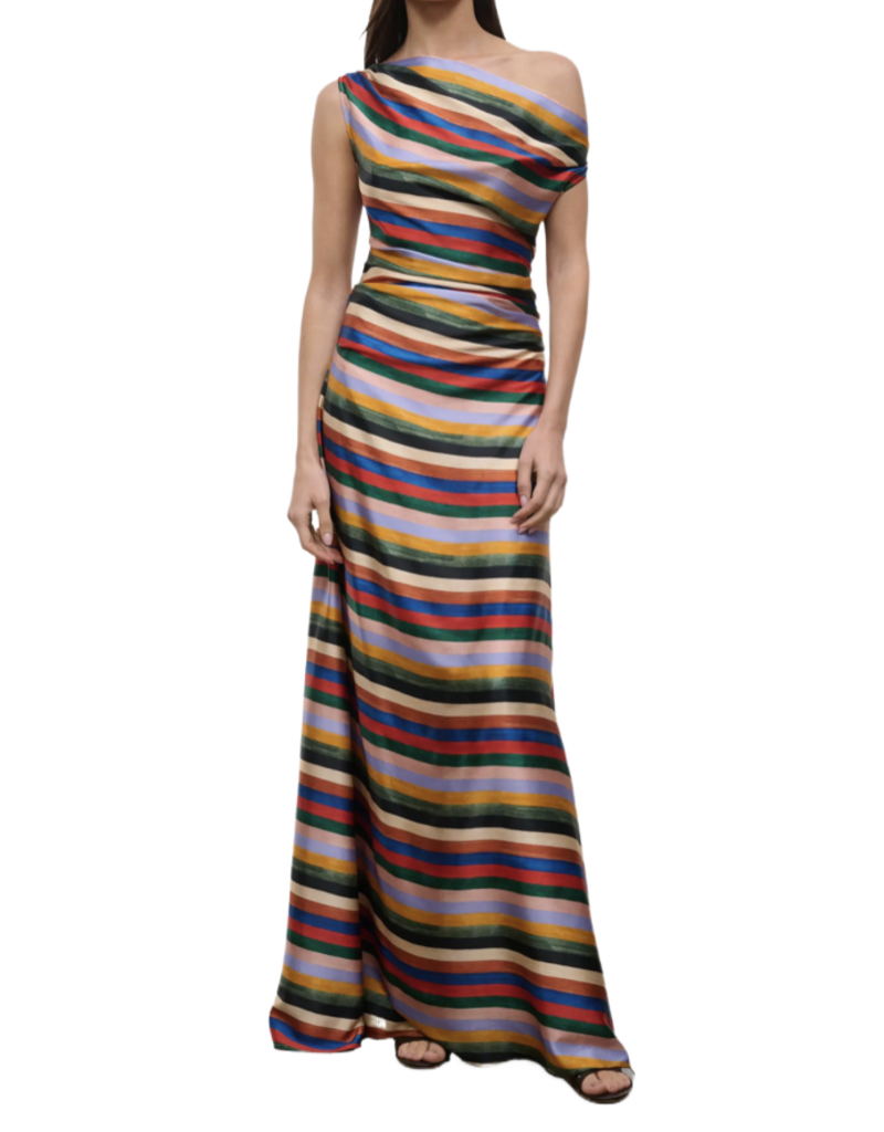 Staud PHARE SILK MAXI DRESS