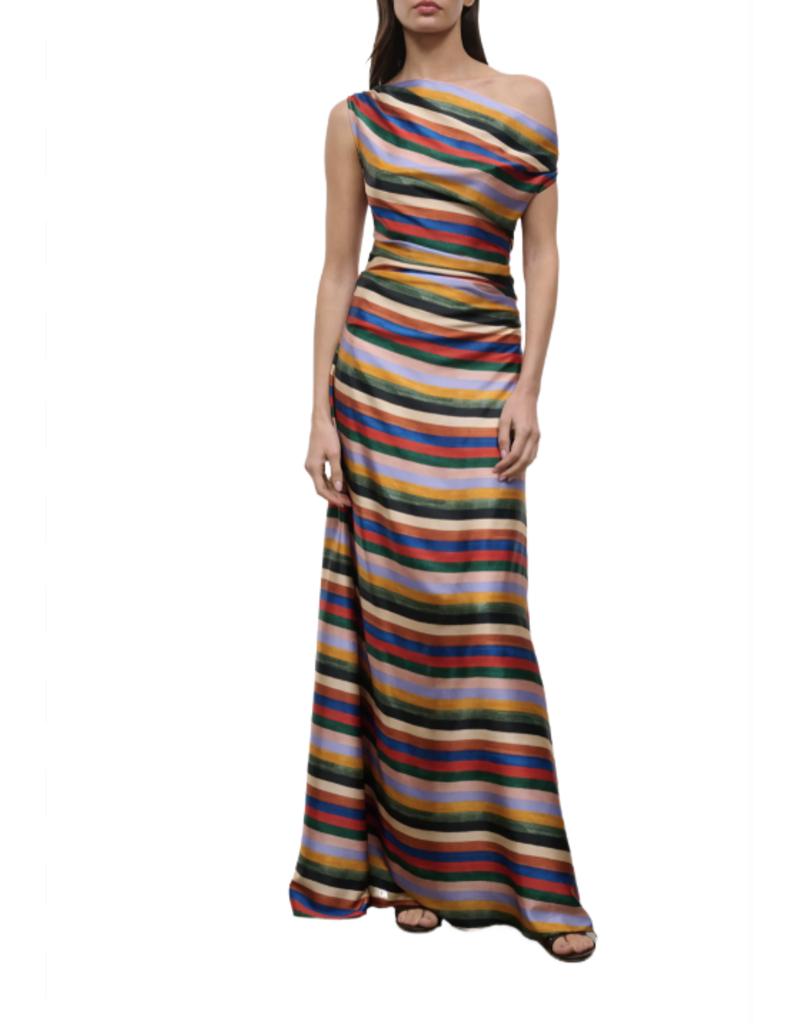 Staud PHARE SILK MAXI DRESS