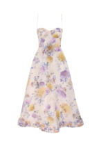 Zimmermann Luna Ruffle Midi Dress