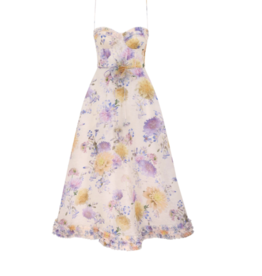 Zimmermann Luna Ruffle Midi Dress