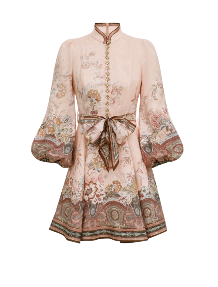 Zimmermann Alchemy Button Mini Dress