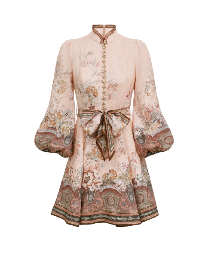 Zimmermann Alchemy Button Mini Dress