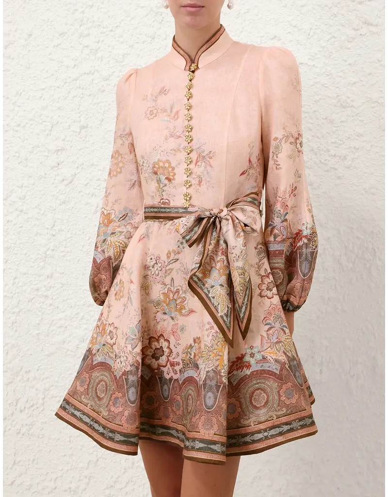 Zimmermann Alchemy Button Mini Dress