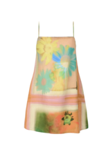 Staud LAURA LINEN MINI DRESS