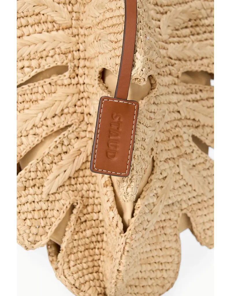 Staud PALM RAFFIA BAG
