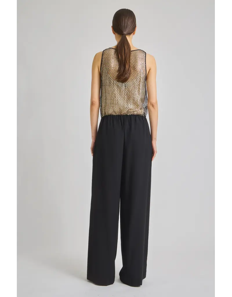 SAINT ART Menton Mesh Sequin Top