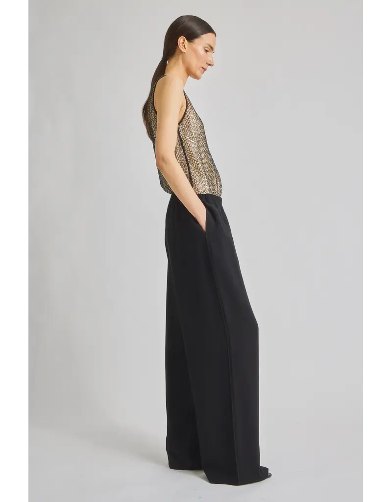 SAINT ART Menton Mesh Sequin Top