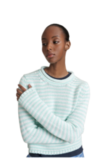 LA LIGNE FINE STRIPE MINI MARINA SWEATER