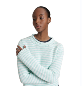 LA LIGNE FINE STRIPE MINI MARINA SWEATER