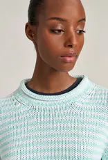 LA LIGNE FINE STRIPE MINI MARINA SWEATER