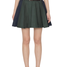 Sea New York ODESSA WORKWEAR TWO TONE MINI SKIRT