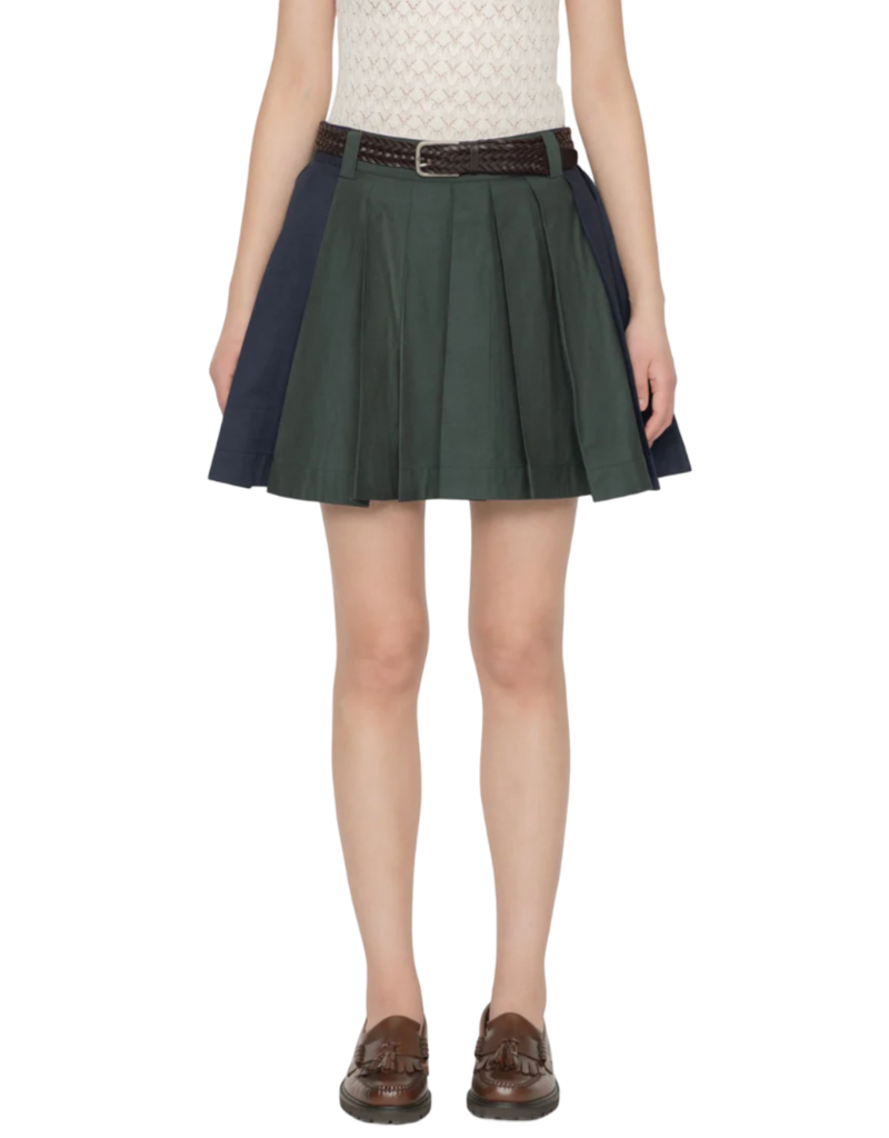 Sea New York ODESSA WORKWEAR TWO TONE MINI SKIRT