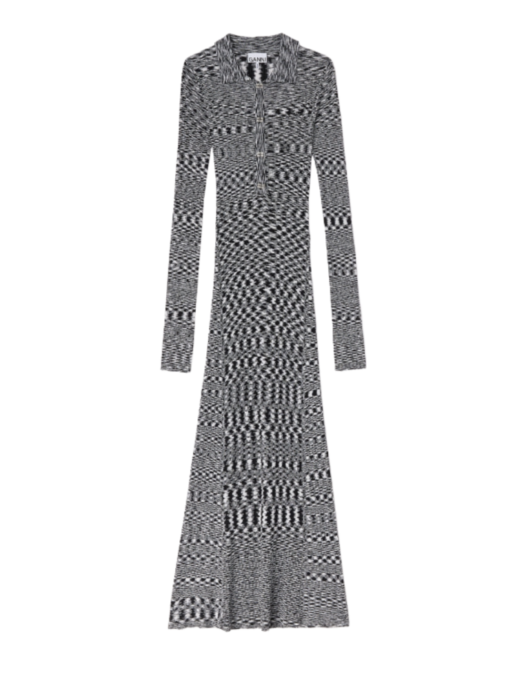 Ganni Spacedyed Knit Dress