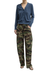 Tibi CAMOUFLAGE TWILL TUCK JEAN