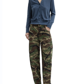 Tibi CAMOUFLAGE TWILL TUCK JEAN