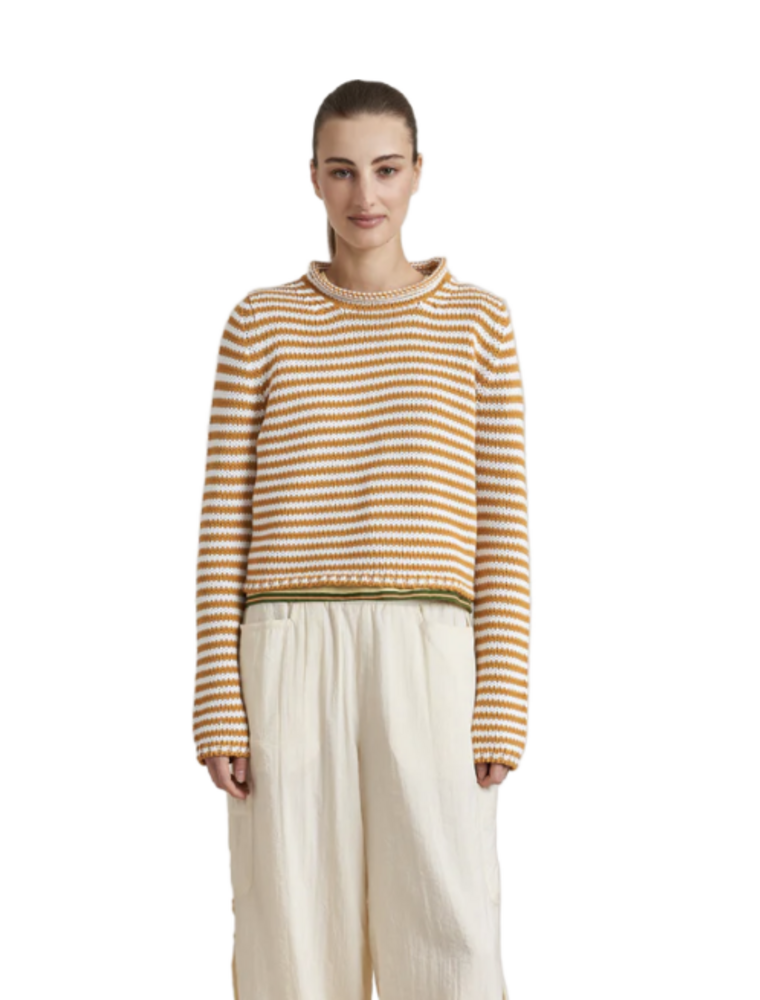LA LIGNE MINI MARIA FINE STRIPE SWEATER