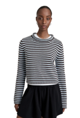 LA LIGNE MINI MARIA FINE STRIPE SWEATER
