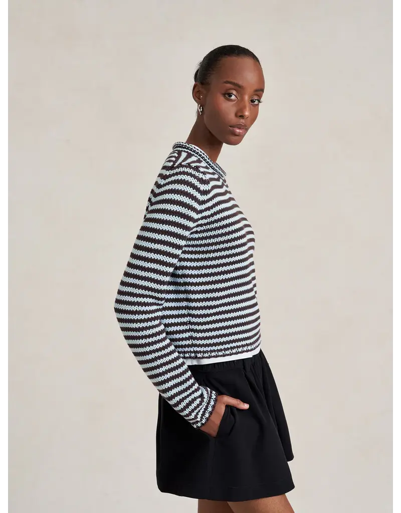 LA LIGNE MINI MARIA FINE STRIPE SWEATER